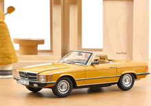 Load image into Gallery viewer, Norev 1/18 Mercedes-Benz 450 SL (1975) Cayenne Orange 183350