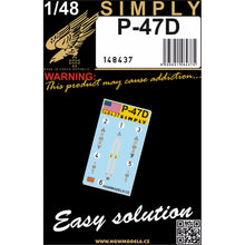 Load image into Gallery viewer, HGW 1/48 US P-47D Transfer Film Seatbelts 148437'