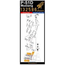 Load image into Gallery viewer, HGW 1/32 US P-51 Mustang Microtextile/Photoetch Belts w Wood Floor 132586'