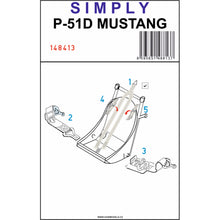 Load image into Gallery viewer, HGW 1/48 US P-51D Transfer Film Seatbelts 148413'