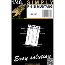 Load image into Gallery viewer, HGW 1/48 US P-51D Transfer Film Seatbelts 148413'