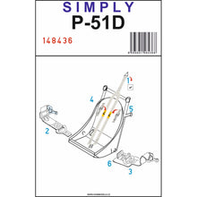 Load image into Gallery viewer, HGW 1/48 US P-51D Transfer Film Seatbelts 148436'