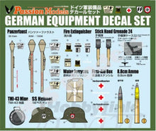 Load image into Gallery viewer, Passion Models German Equipment Decal Set Vol.2 P35D-002
