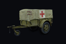 Load image into Gallery viewer, MiniArt 1/35 US G-518 1t Cargo Trailer "Ben Hur" w/ Canvas Cover 35443