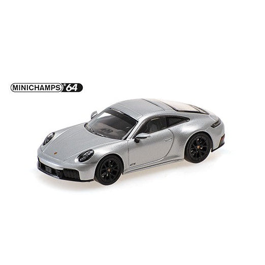 Minichamps 1/64 Porsche 911 (992.2) Carrera GTS 2025 Grey Met
