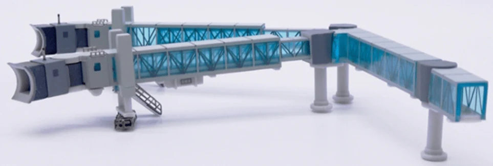 JC Wings 1/400 Air Passenger Bridge wide-body aircraft (Blue) (1
