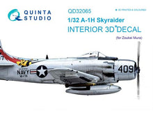 Load image into Gallery viewer, Quinta Studio 1/32 Interior 3D Decal US A-1H Skyraider QD32065