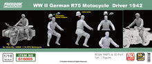 Load image into Gallery viewer, Freedom 1/16 German SR75 Motorcycle w/ Sidecar w/ Driver FIgure 16005SP
