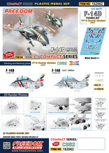 Load image into Gallery viewer, Freedom Compact Series US F-14D Tomcat VF-2 Bounty Hunters 162062