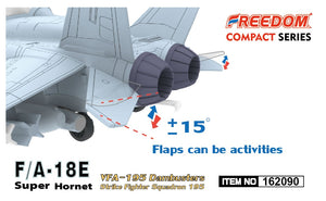 Freedom Compact Series US Navy F/A-18E Super Hornet VFA-195 Dambusters 162090