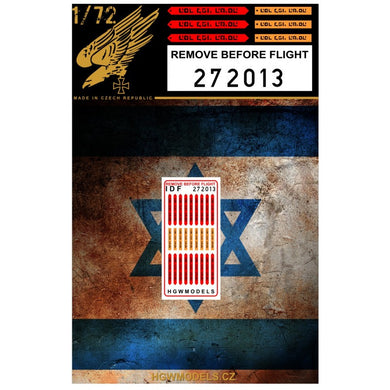 HGW 1/72 Israeli Remove Before Flight Tags RBF (27) 272013