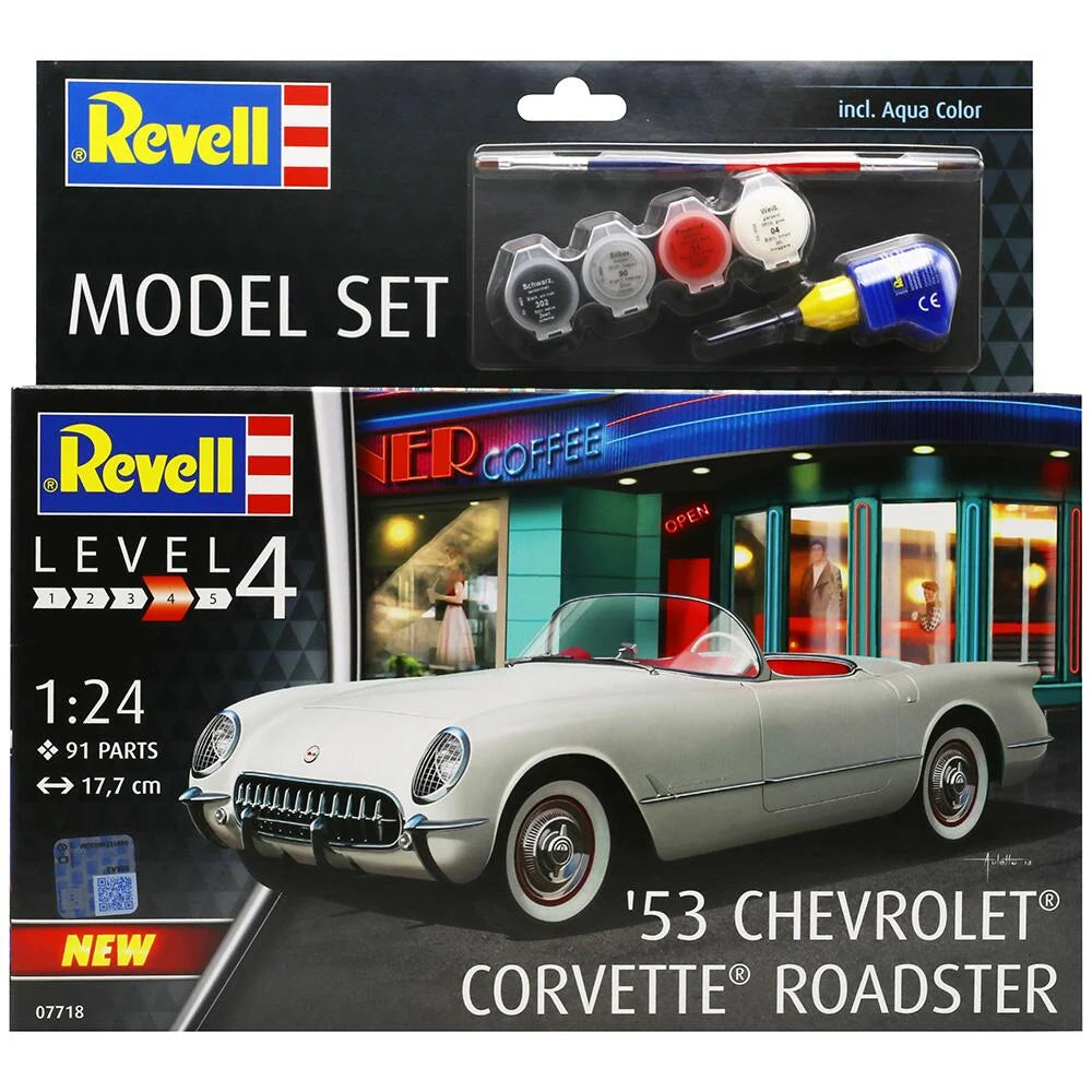 Revell 1/24 Model Set Chevrolet Corvette Roadster 1953 67718 Revell 1/24 Model Set Chevrolet Corvette Roadster 1953 67718
