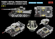 Load image into Gallery viewer, Ryefield Model 1/35 German Tiger I Initial w/ Full Interior &amp; Cutaway Parts (2in1) 5130
