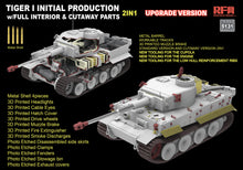 Load image into Gallery viewer, Ryefield Model 1/35 German Tiger I Initial w/ Full Interior Updated Version 5131