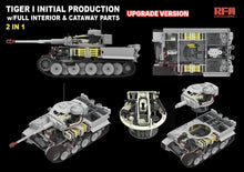Load image into Gallery viewer, Ryefield Model 1/35 German Tiger I Initial w/ Full Interior Updated Version 5131