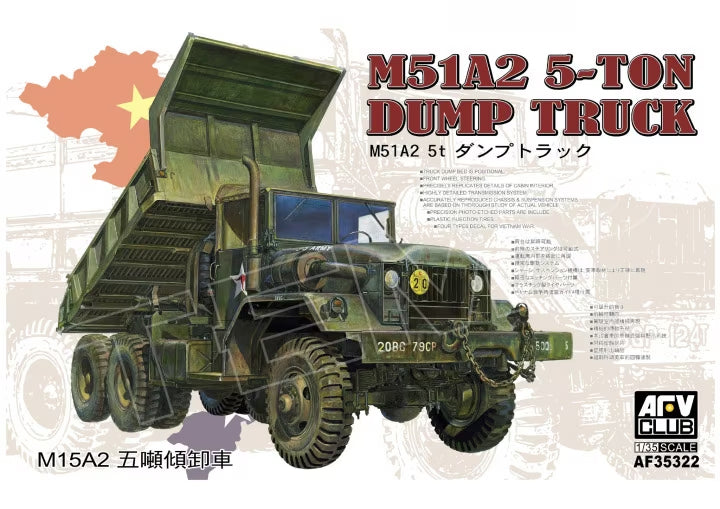 AFV Club 1/35 US M51-A2 5 Ton Dump Truck AF35322 – Burbank's House of ...