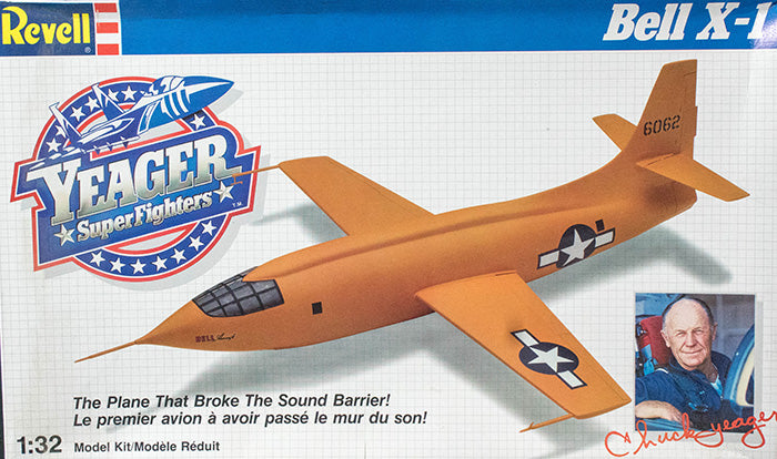 Revell 1/32 US Chuck Yeager Bell X-1 REV4565C OPEN BOX – Burbank's