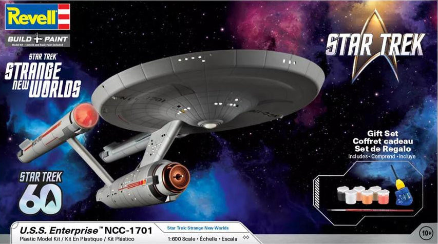 Revell Gift Set 1/600 Star Trek Strange New Worlds USS Enterprise
