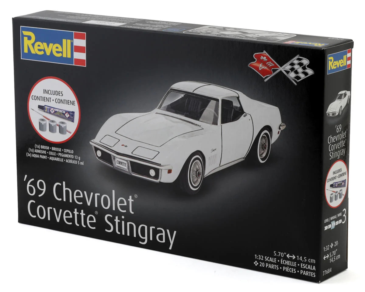 Revell Starter Set 1/32 '69 Chevrolet Corvette Stingray 77684