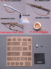 Load image into Gallery viewer, Kamizukuri 1/35 US Sling, Epaulet, and Helmet Detail Set FP-26