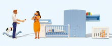Load image into Gallery viewer, Preiser 1/87 HO In the Baby's Room 10779