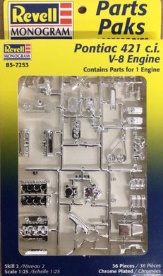 Revell 1/24 Revell Parts Paks Pontiac 421 c.i. V-8 Engine  85-7253 NOS