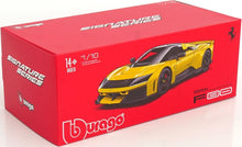 Load image into Gallery viewer, Bburago 1/18 Ferrari F80 2024 Giallo Tristrato Black Wheels Hypercar 18-16920