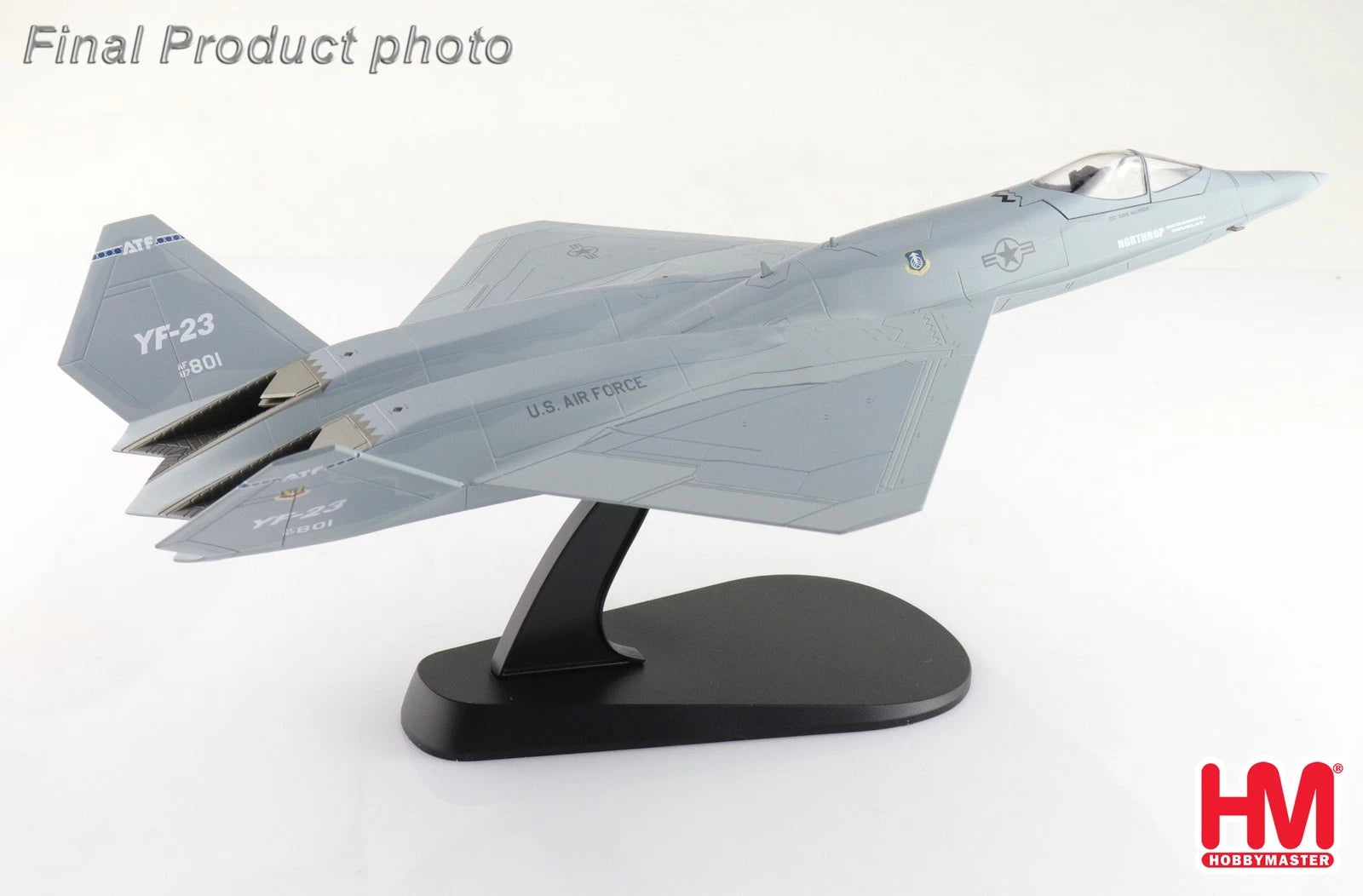 HobbyMaster 1/72 Northrop YF-23 Black Widow II Gray Ghost, Edwards