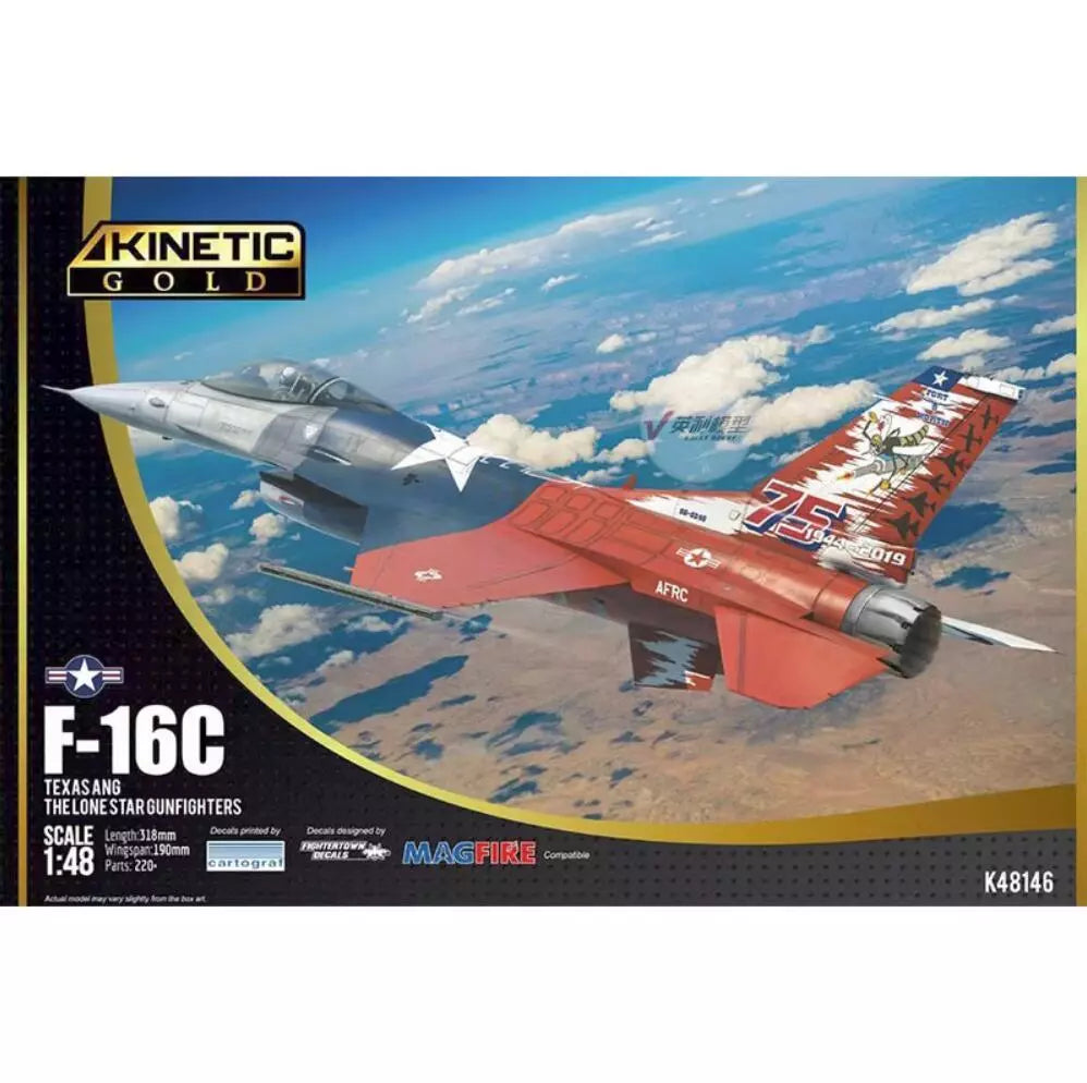 Kinetic 1/48 Kinetic F-16C Falcon 'Texas ANG' K48146