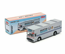 Load image into Gallery viewer, Schuco 1/64 Renntransporter "Martini Racing" 45 202 7400