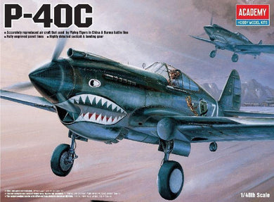 Academy 1/48 US P-40C  Warhawk 2182