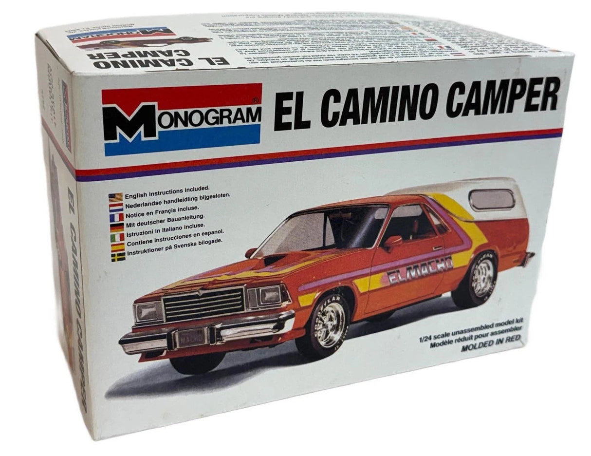 Monogram 1/24 El Camino Camper 2252C OPEN BOX – Burbank