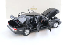 Load image into Gallery viewer, Norev 1/18 1997 Mercedes-Benz S600 Obsidian Black Metallic 183045