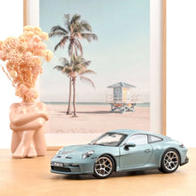 Load image into Gallery viewer, Norev 1/18 Porsche 911 S/T 2023 Meissen Blue 187470