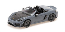 Load image into Gallery viewer, Minichamps 1/43 Porsche Spyder RS (2023) Grey w/ Weissach Package 410063130