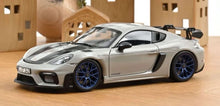 Load image into Gallery viewer, Norev 1/18 Porsche Cayman GT4 RS W/Weissach Package 2023 Chalk Gray 187253