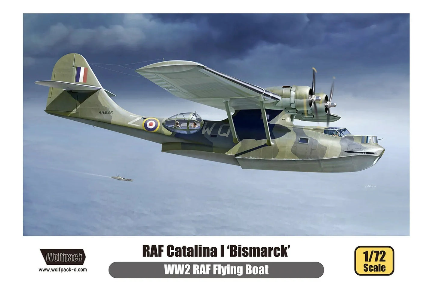 Wolfpack 1/72 British RAF Catalina I 'Bismarck' WP17208
