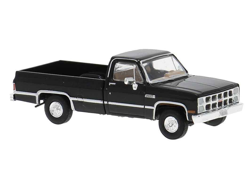 Brekina 1/87 HO 1981 GMC Sierra Grande Pickup Black 19663 NEW