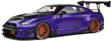 Load image into Gallery viewer, Solido 1/18 Nissan GT-R (R35) Liberty Walk Kit 2.0 2022 Purple S1805812