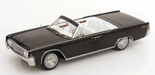 Load image into Gallery viewer, KK Scale 1/18 Lincoln Continental Convertible Bad Boys 1963 Black KKDC181521