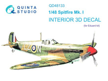 Load image into Gallery viewer, Eduard 1/48 British Spitfire Mk.I Early Profipack 82152C OPEN BOX plus EXTRAS