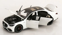 Load image into Gallery viewer, NZG 1/18 Mercedes AMG S 63 E Performance Opalith White 1116/40