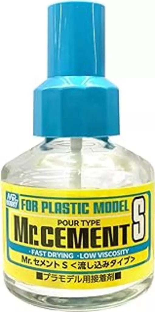 Mr. Hobby MC129 Mr Cement S for Styrene/Acrylic 40ml – Burbank's