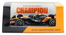 Load image into Gallery viewer, Spark 1/64 Mclaren MCL39 No.4 3rd Abu Dhabi GP 2025 Lando Norris 64S078