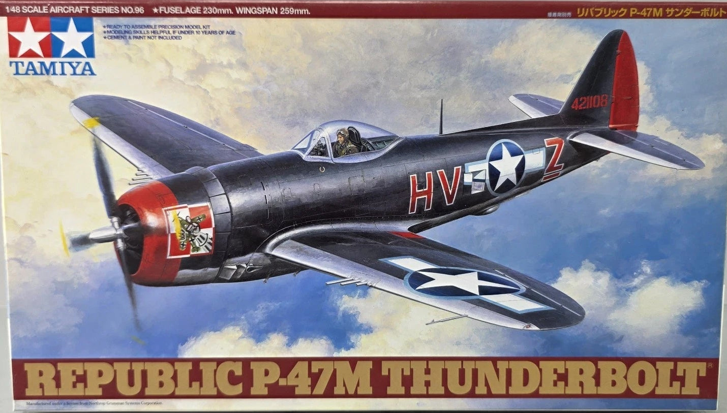 Tamiya 1/48 US Republic P-47M Thunderbolt Razorback 61096C w