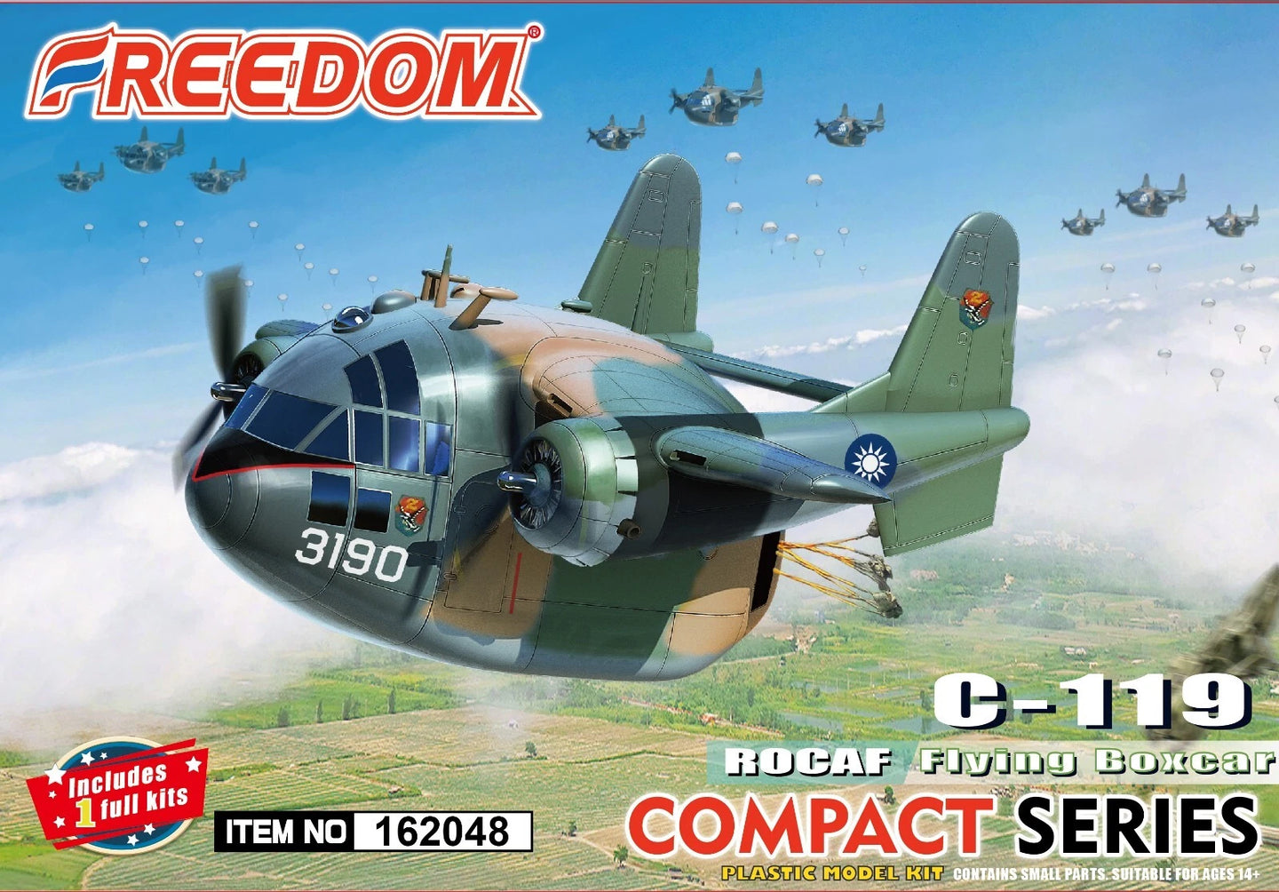 Freedom Compact Series ROCAF C-119 Flying Boxcar 162048 – Burbank's ...