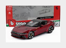Load image into Gallery viewer, Bburago 1/24 Ferrari 12Cilindri V12 830cv 2024 Rosso Imola 18-26033