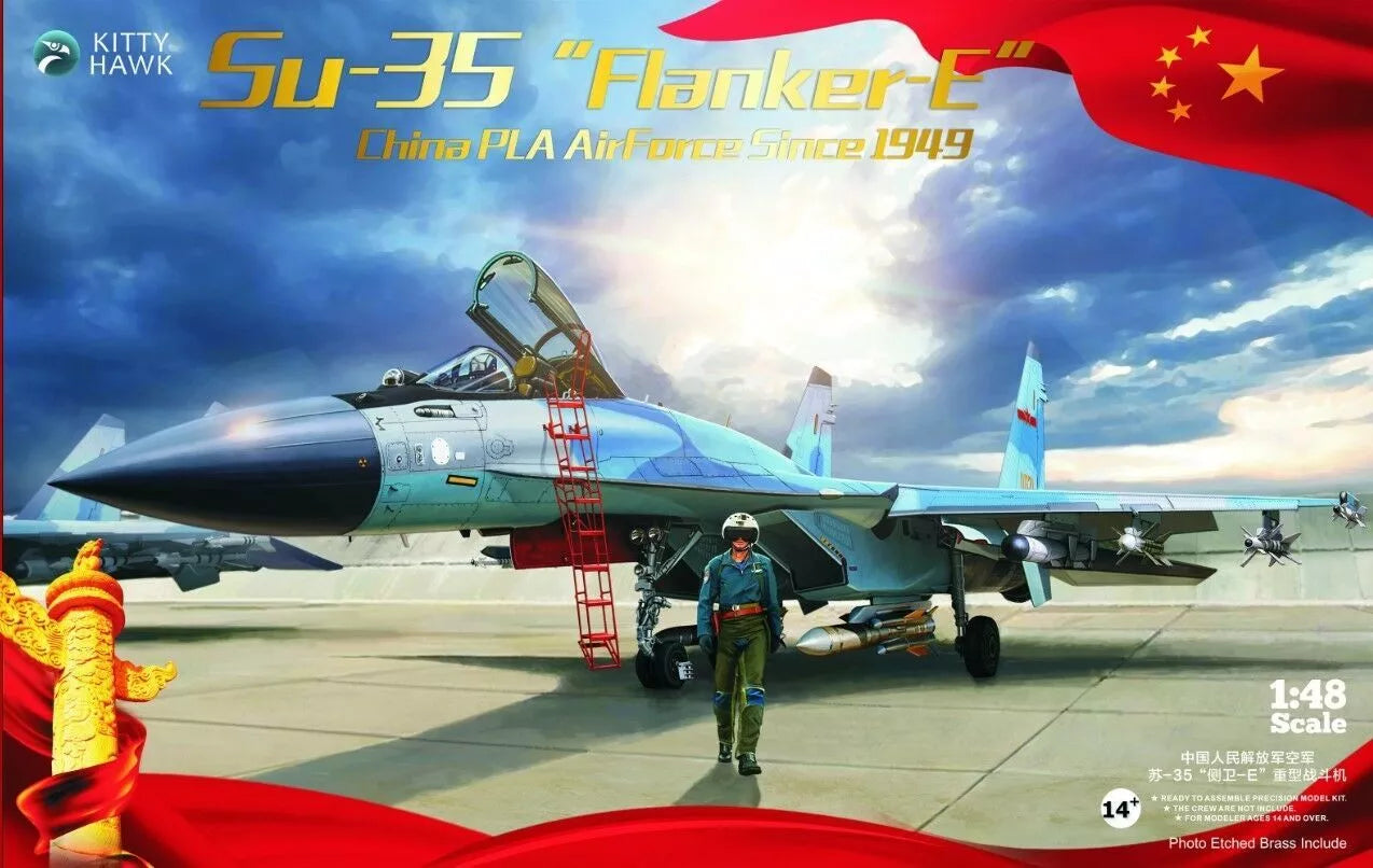 Kitty Hawk 1/48 Su-35 Flanker-E China PLA Air Force KH80128