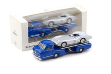 Load image into Gallery viewer, Norev 1/64 Mercedes Benz Renntransporter&amp; Mercedes Benz W196 1954 311000