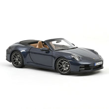 Load image into Gallery viewer, Norev 1/18 Porsche 911 (992) Carrera Cabriolet 2025 Yachting Blue Met. 187180